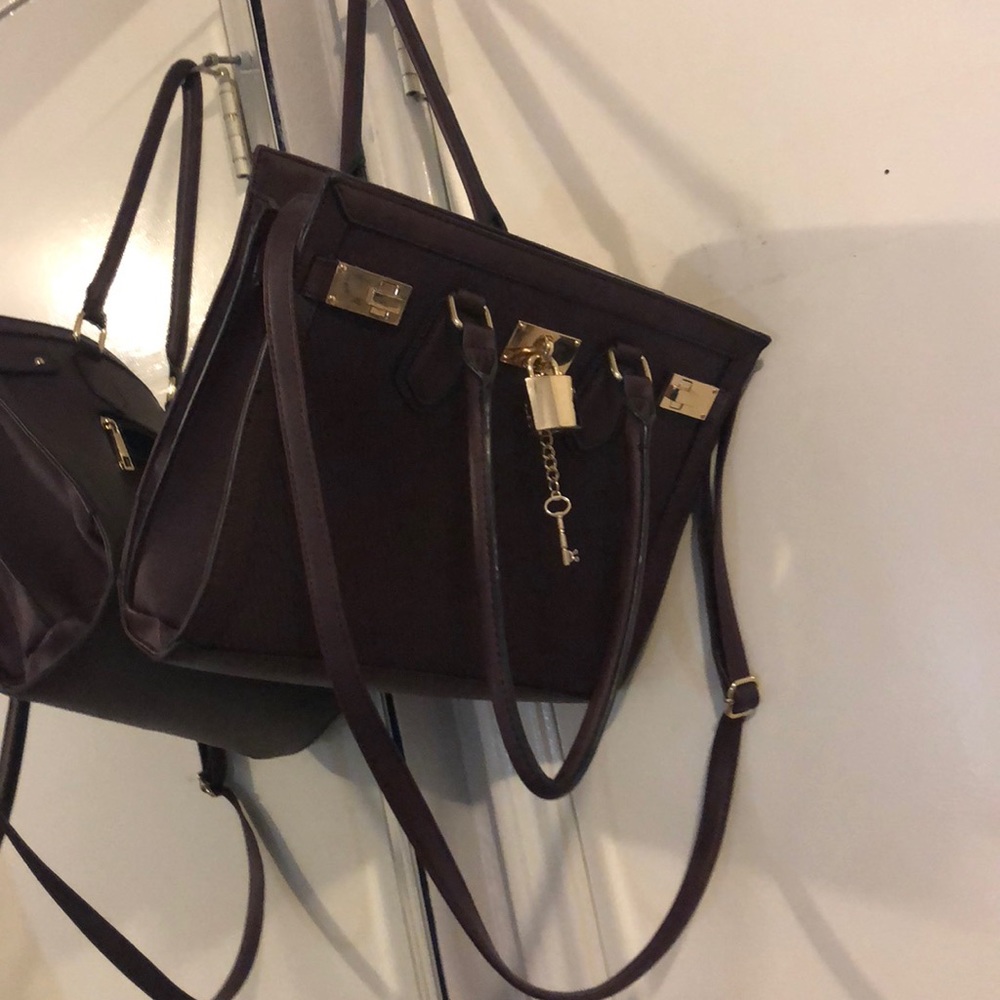 aldo Burgundy purse
